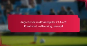 Read more about the article Angrebende midtbanespiller i 3-1-4-2: Kreativitet, målscoring, samspil